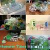 New U-type Plastic Pipe Line Tubes Training Play Connected External Tunnels Toys For Small Animals Hamster Cages Product Supply