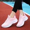 Breathale Casual Sneakers Women Knitted Lightweight Running Shoes Anti-slip Casual Sports Footwear for Jogging Walking Traveling