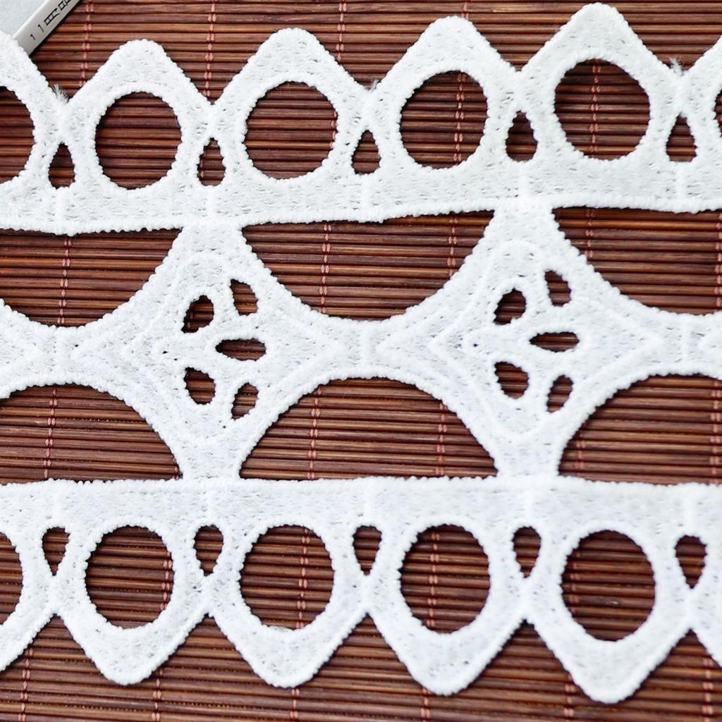 Bilateral Water-Soluble Barcode Lace, Milk Silk Embroidery Diy Accessories, Children'S Dress Lace Clothing Accessories