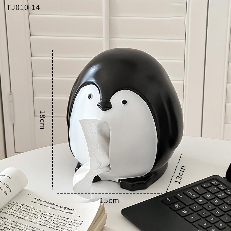 Креативная Милая Коробка для Салфеток Пингвин Гостиная Обеденный Стол Кофейный Столик Настольная Бумажная Коробка Хранение Салфеток Домашнее Украшение