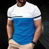 Summer Men's Casual T-Shirt Simple O-Neck Short Sleeve Clothing Outdoor Breathable 3D Printed Tees Tshirt