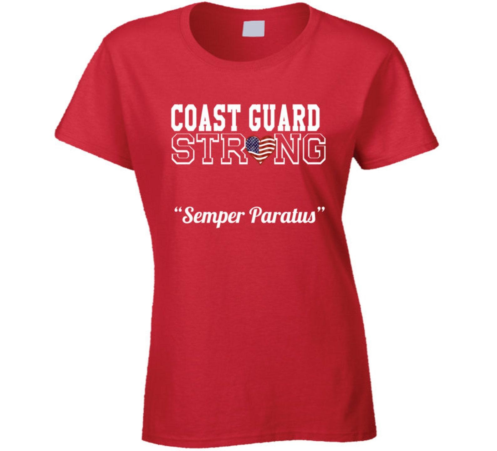 Patriotic Strong Ladies T Shirt Red 3XL