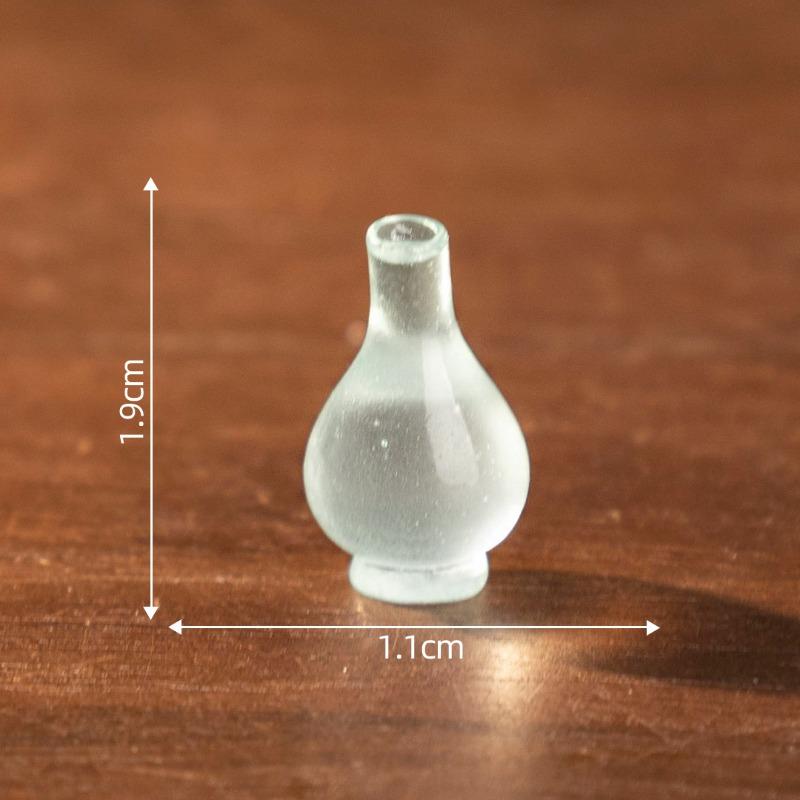 Micro-landscape Ice Transparent Antique Bottles Porcelain Dollhouses Decorative ItemsBlind Bags Accessories Miniature Small Ornaments