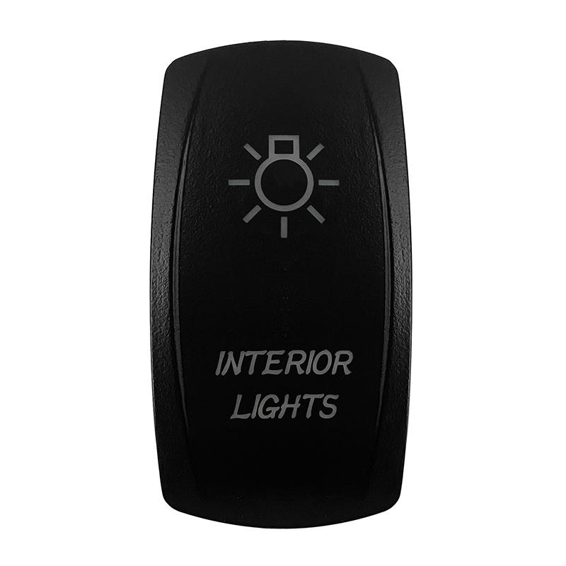 1 Pc Dual WHITE Led Rocker Toggle Switch 5/7P SPST DPDT ON-OFF ON-OFF-ON Switch for Car Boat RV Marine Vehicle Car Tuning Part Switches4