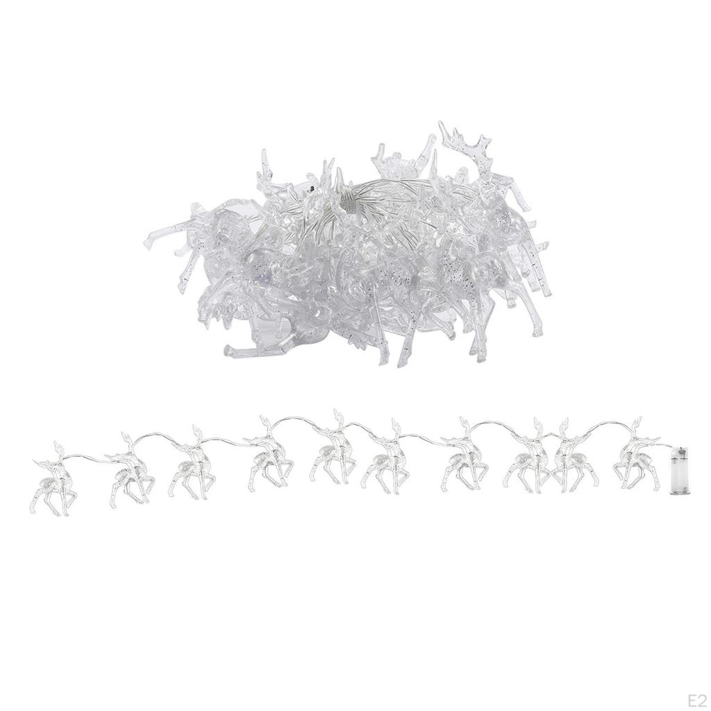 LED Reindeer Lights, indoor e outdoor Decoration Lights Lanterns Battery Powered