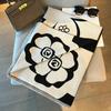 Elegant Women Flowers Soft Pashmina Scarf Long Shawl Wraps Autumn Winter Neckerchief Spring Summer Travel Cape Echarpe