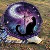 1PC cat moonAutomatic Open/Close Umbrella with Windproof, 8-Rib Sturdy Canopy, Durable Ribs, Fashionable Design1214A