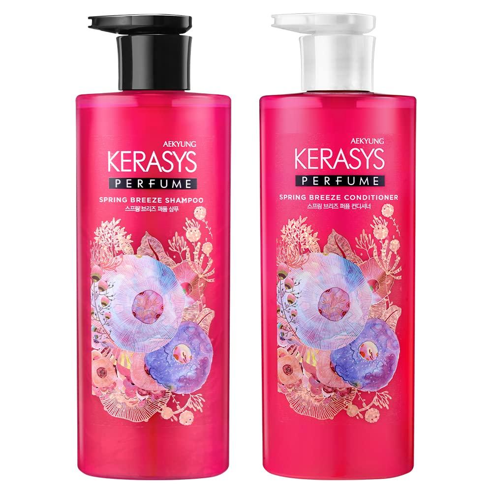 

Set of 2 [KERASYS Official] 600ml Perfume Shampoo & Conditioner Kerasys Korean Shampoo Perfume Shampoo Damage Care Hair Care Korean Cosmetics (Spring