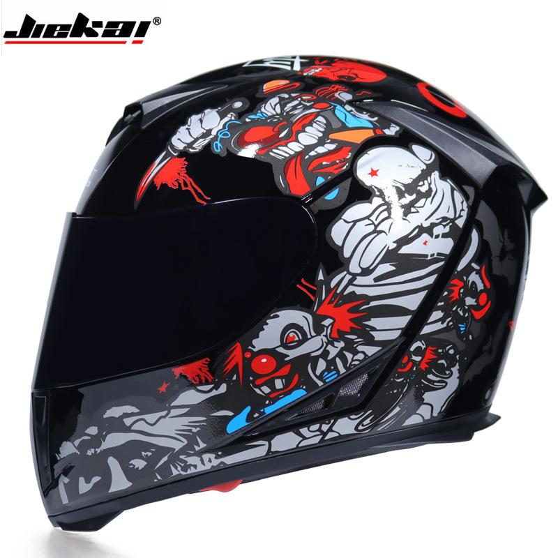 Electric Vehicle Bicycle Helmet Men's and Women's Full Helmet Full Cover Type Personalized Four-season Double Lens Warm Anti-fog Cap