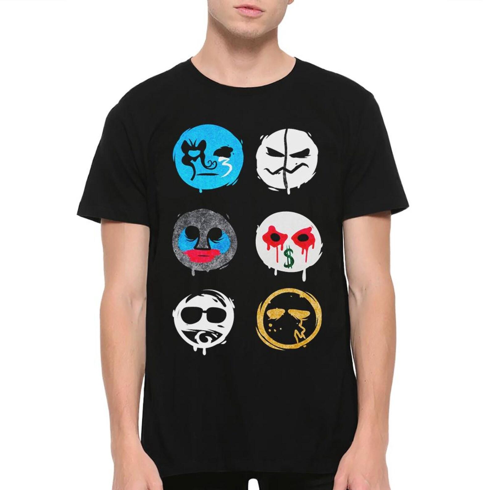Hollywood Undead Faces T-Shirt, Men s and Women s Sizes S