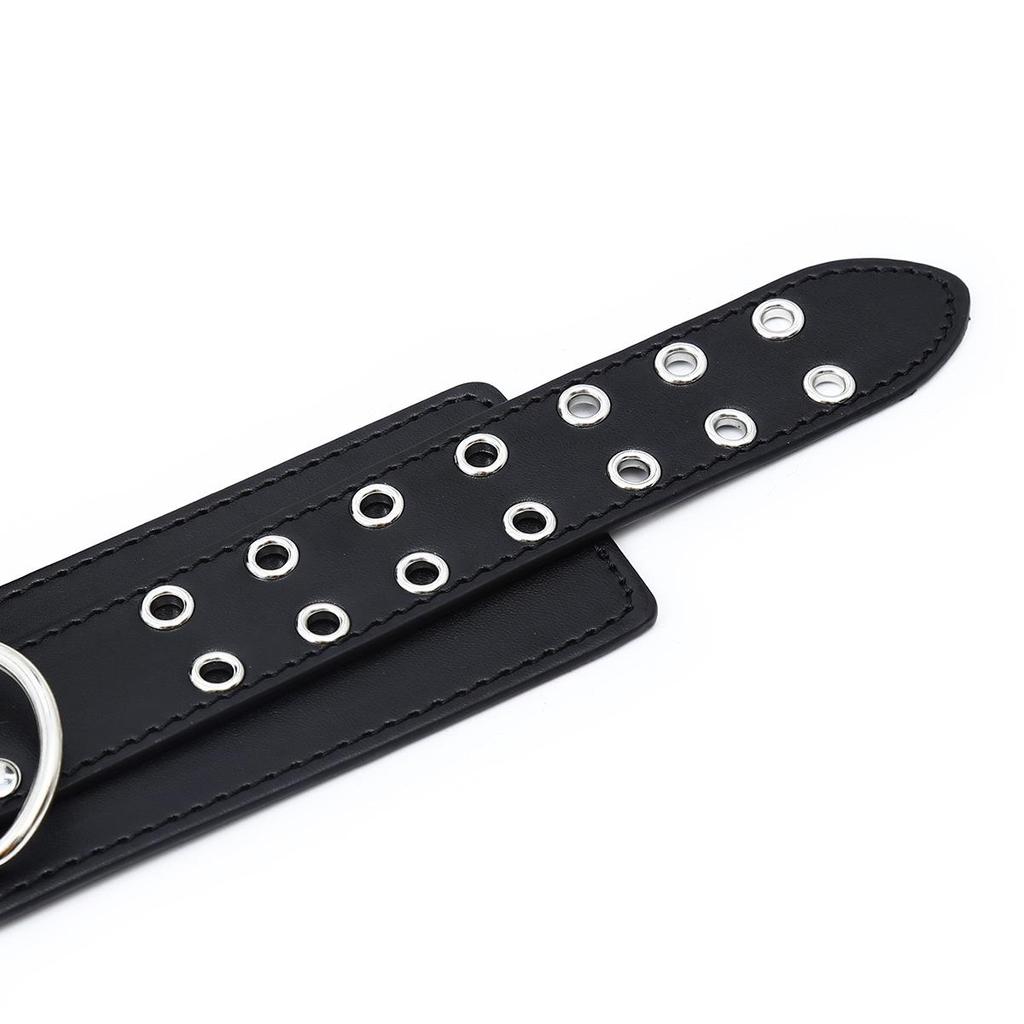 Adjustable PU Handcuffs & Ankle Cuffs - Adult SM Bondage Foreplay Toys