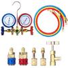 Refrigerant Air Conditioning Tools AC Diagnostic Manifold Gauge Set Hose Hook Kit For Refrigerant Testing R22 R134A R404A
