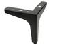 Set of 4 Furniture Legs Anchor Black Matte Height 13 Cm