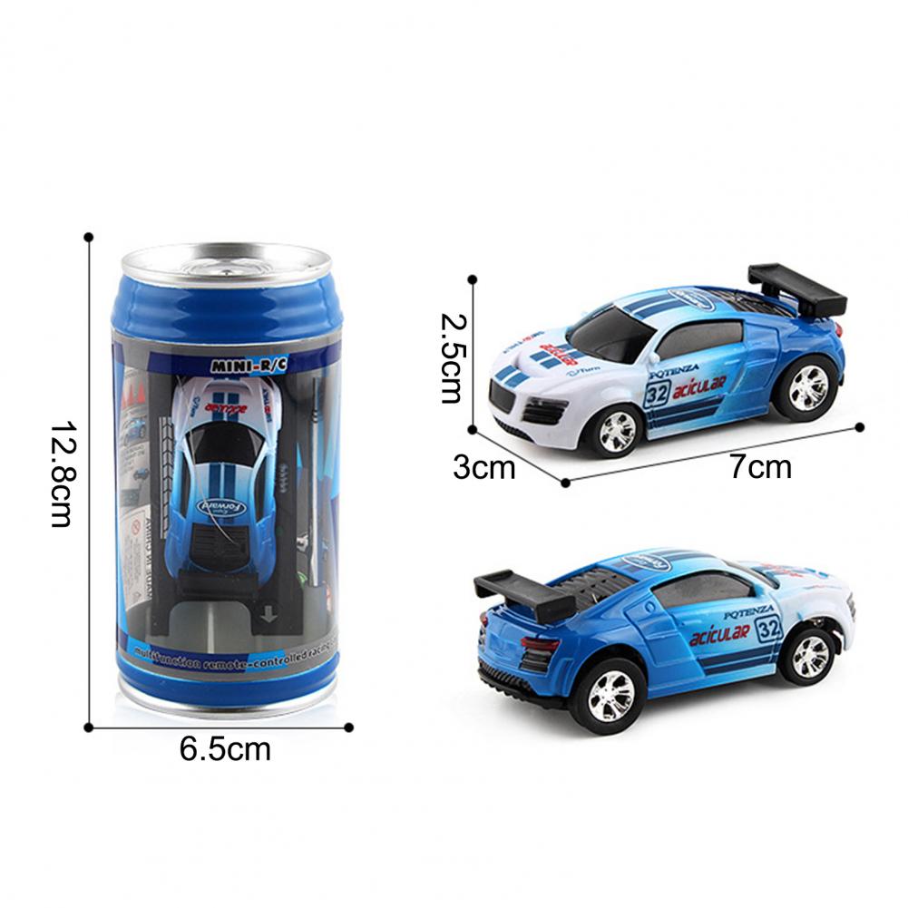 4 Colors Rc Car Can Box Car Creative Mini Rc Car Radio Remote Control Light Micro Racing Car Toy For Boys Kids Gift