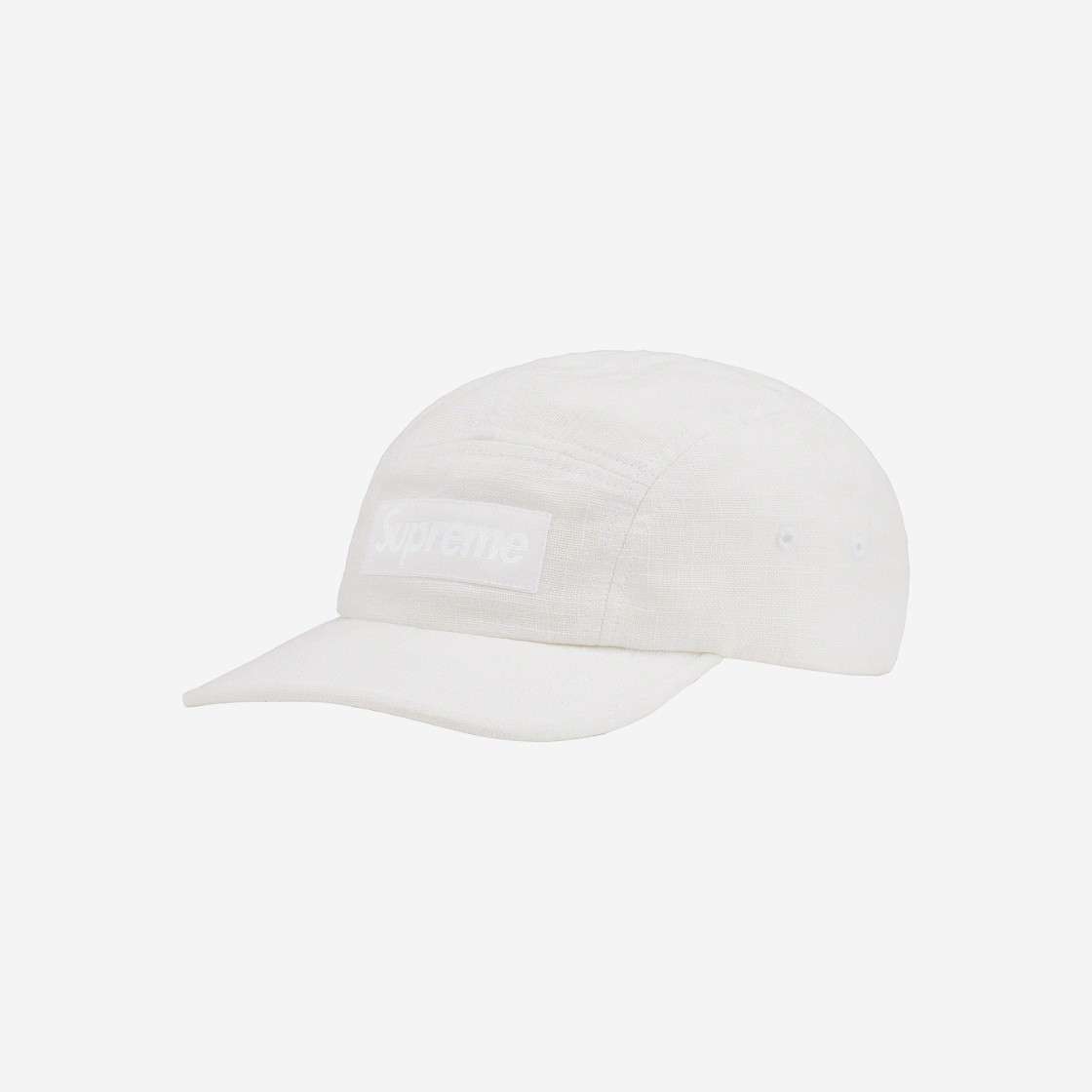 

Льняная кепка Supreme белого цвета 22SS -