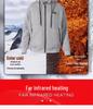Slimme Verwarmde Hoodie voor Mannen - Winterse Elektrische Warmte met Constante Temperatuurregeling
