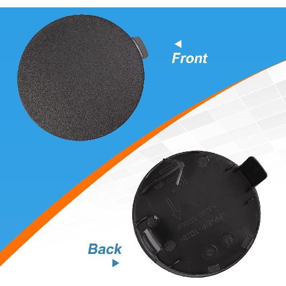 Front Bumper Tow Hook Cover Towing Eye Cap Fit for Toyota RAV4 2013 2014 2015 53286-0R060 53285-0R060 Xinpinsai