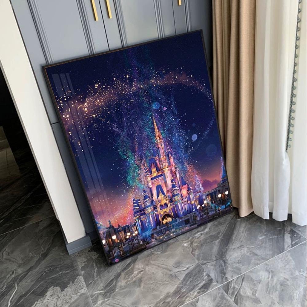 Diamond Painting Handmade DIY Starry Sky Castle Home Decoration Painting Romantic Night Light Luxury