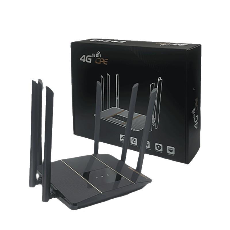 4G LTE Dual-Band WiFi-Router mit SIM-Kartensteckplatz und sechs Antennen für Zuhause/Büro