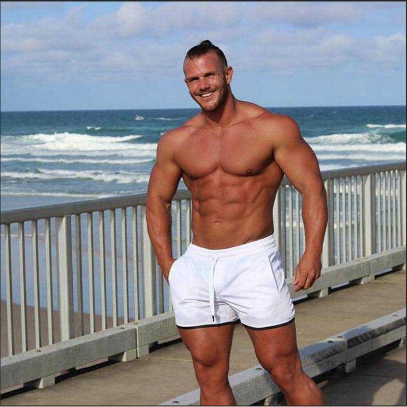 

New Arrival Summer Shorts Casual Fitness Trendy Simple European and American Style Basketball Men Shorts Outdoor Beach Pants Breathable White 3XL