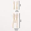 A pair of French elegant Blingbling zircon fringed earrings, niche design sense, high-end temperament banquet wedding