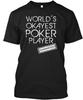 World's Okayest Poker Player T-Shirt Made In the USA Size S To 5XL