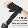Summer Breathable Non-Slip Half-Finger Weightlifting Gloves with Extended Wrist Support