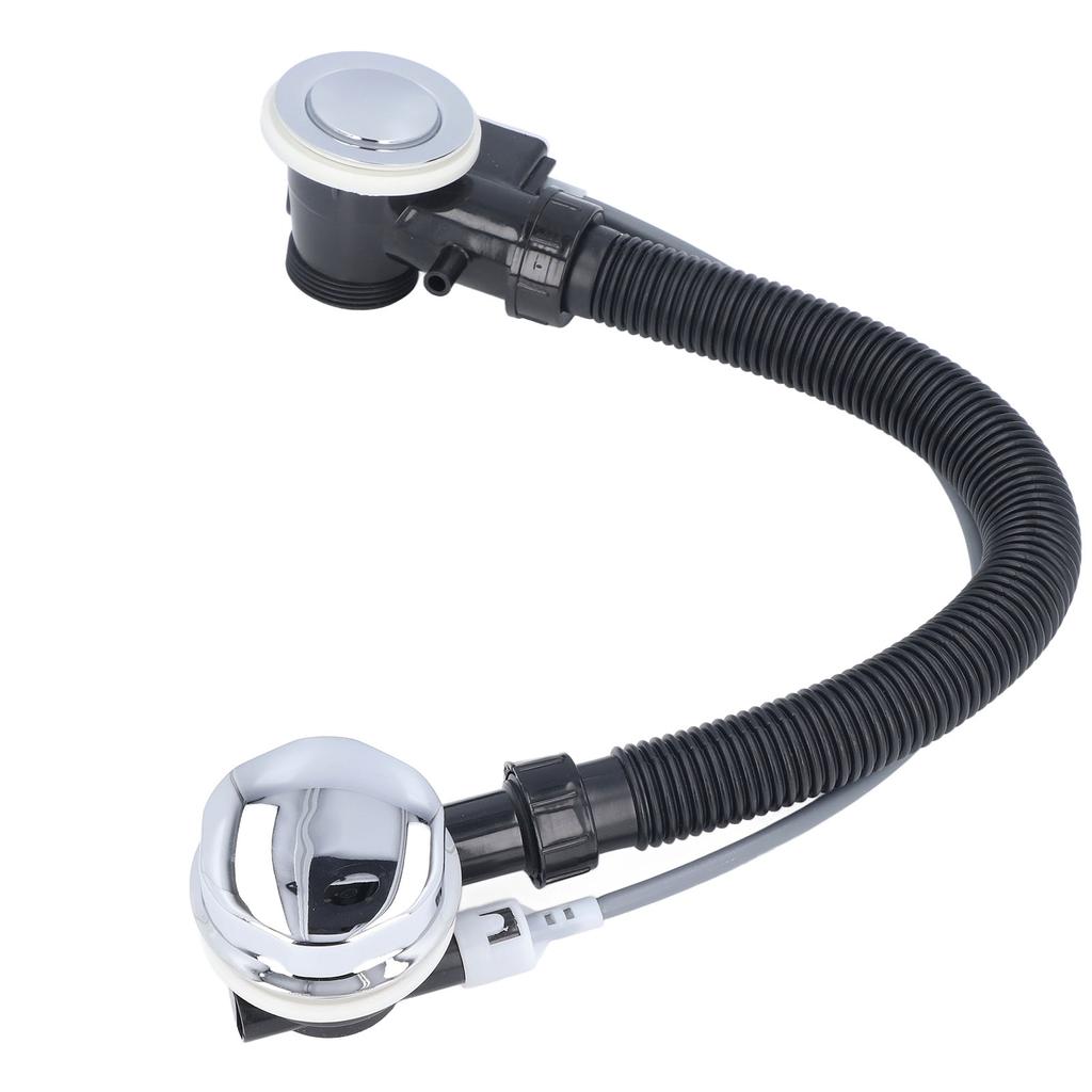 Bathtub Overflow Drainer Concealed Flexible SPA Bathtub Overflow Drain Pipe for Kitchen Bathroom