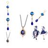 Collier Cristal Funiina Genshin Impact Avec Pendentif en Alliage Pour Cosplay et Cadeau