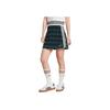 Adidas Originals Spódnica Sztruksowa w Kratę Spódnice Damskie Ciemnozielona IX1038