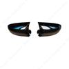 Für Volkswagen Jetta MK5 2 Stück glänzend schwarze Auto-Rückspiegel-Abdeckkappen Jetta V 1K2 TSI TDI TFSI GLI 2005–2010 Bodykits