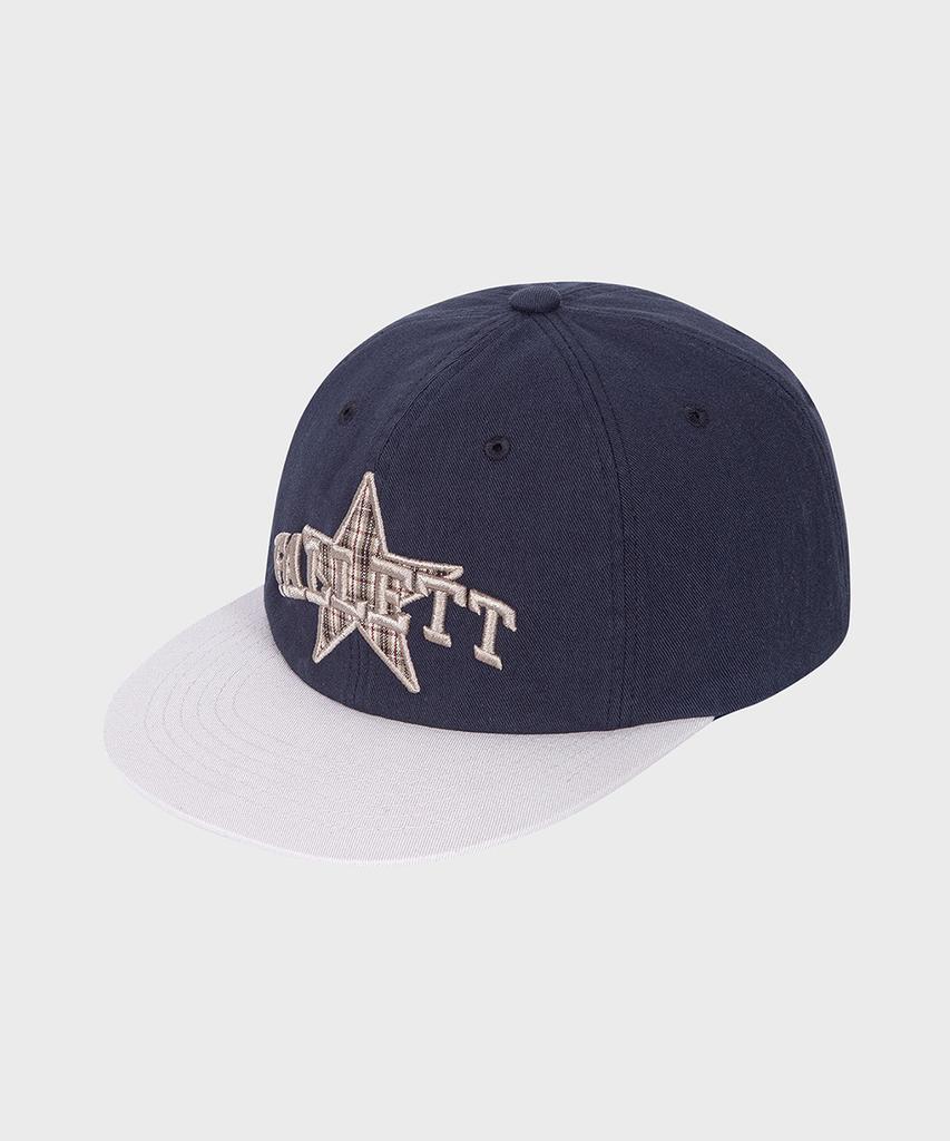 FALLETT Star Color Block Camp Cap Navy