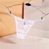 Low-waist G String Underwear Cotton Crotch Lace Panties Women Thong Sexy Briefs Pendant