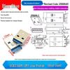 USB 3.0 Type A Male To Female 90/180 Degree and Type B Female Square Port Connector
