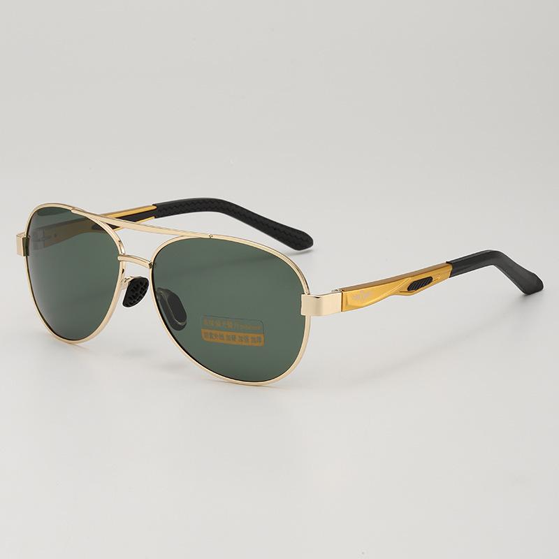 

JYL TS Aviator Sunglasses Polarized UV Protection For Driving Hiking 7515 A-558 середній шифер синього кольору