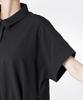 Nano Universe Soccer Dolman Sleeve Shirt F Women's Dress, 010, Black, 673-5219303