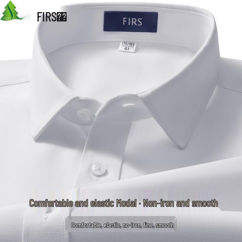 FIRS Men s Comfort Stretch Modal Non-Iron Short-Sleeve Shirt 165/84A