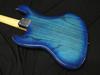 Fujigen FGN NJB100MBAH SBB Fujigen Jazz Bass Type Blue Burst Electric Bass See-Through Ash/Maple 4-String