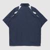 Umbro Hbl Bloke Short Sleeve Stand Neck Anorak Navy (Uq223Cwt52) (B Type)