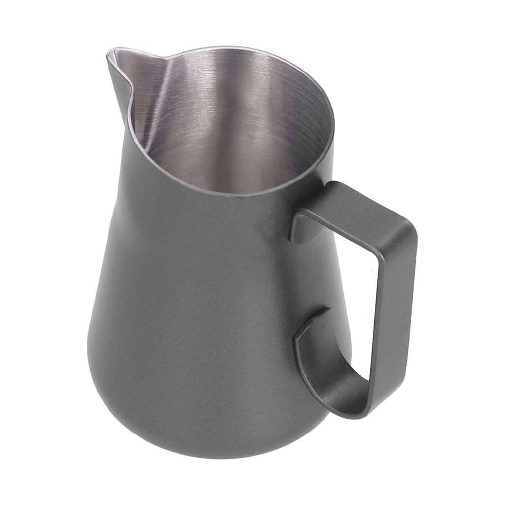 Stainless Steel Frothing Cup Coffee Frothing Pitcher Milk Frothing Jug with Long Diversion Mouth350ml
