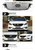 2015-2017 Hyundai Sonata 9th Gen Front Bumper Grille Mesh