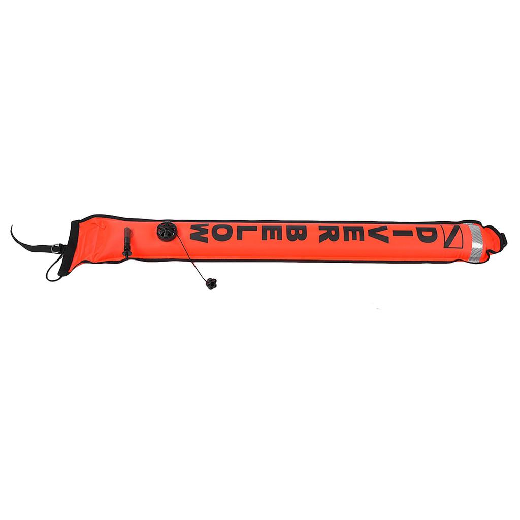 4FT High Visibility Inflatable Scuba Diving SMB Surface Signal Marker Buoy Accessory