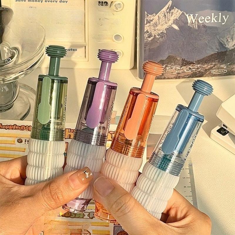 The New Pen-type Dot Adhesive with High Appearance Level High Viscosity and Replaceable Core Correction Tape Type Dot Double-sided Tape for Students