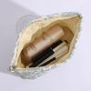 Cotton Floral Quilted Women's Cosmetic Bag for Lipsticks, Earphones, and Cables