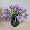 3pcs Artificial Lavender Flower Plant Purple 15.7in Realistic Faux Lavender Stems for Home Desks Tables Decor