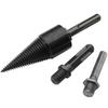 4pc 32mm Blackened Interchangeable Handle Chopping Drill Bit Electric Drill Electric Hammer Machine Tool Set for Breaking Wood