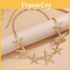 Starfish Waist Chain With Electroplated Alloy For Summer Fashion Accessory