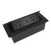Desktop Pop Up Outlet 2xAC Sockets 16A 4000W 1xUSB A 1xType C Ports Table Recessed Power Strip for