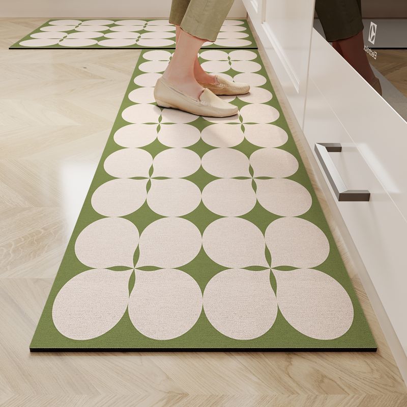 Modern Simple Kitchen Floor Mat, Water-Absorbing, Dirt-Resistant And Wear-Resistant Diatom Mud Floor Mat, Household Non-Slip Strip Set, Foot Mat