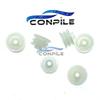 6pcs gear 9x2x6.5mm double-layer motor pulley waterproof for cassette deck audio pressure recorder player